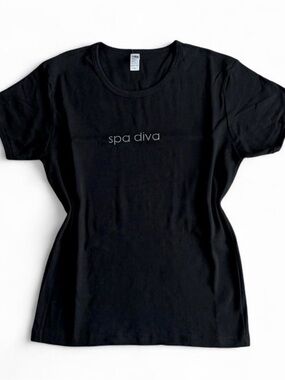 American Apparel Black and White ClassicGirl Tag Tee